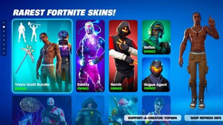 What is the 2 rarest skin in Fortnite?