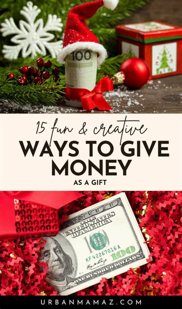 What is the best way to give money as a gift?