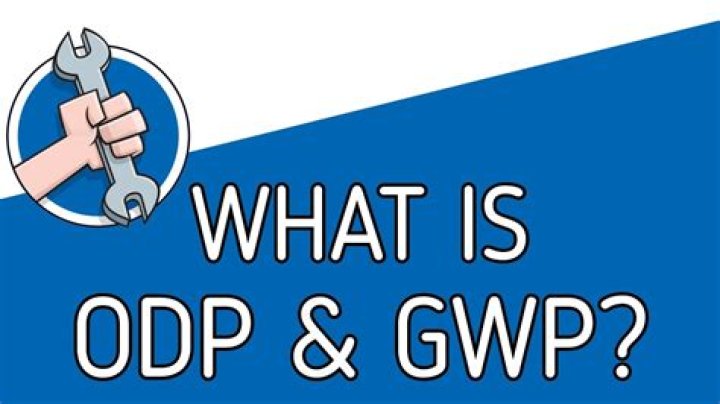 What is the difference between ODP and GWP?