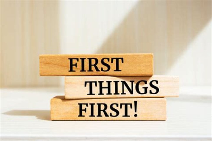 What is the first thing to do after buying land?