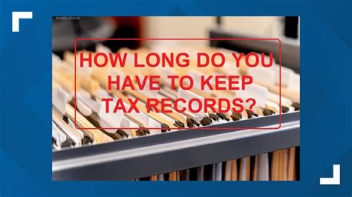 What is the longest you need to keep tax records?