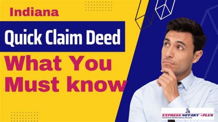 What is the meaning of a quick claim deed?