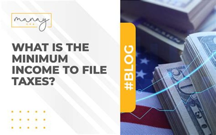 What is the minimum amount to file taxes in New York?