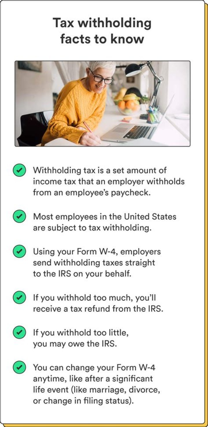 What is the name of the form you fill out when you start a new job that helps the employer determine how much tax to withhold from your paycheck?