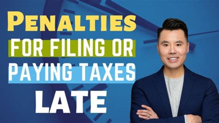 What is the penalty for filing PA state taxes late?