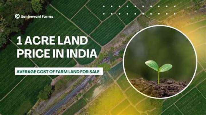 What is the rate of 1 acre land in India?