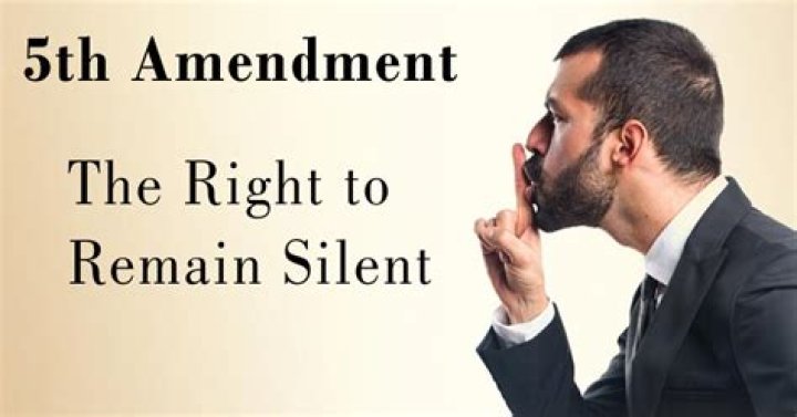 What is the right to remain silent in the 5th Amendment?