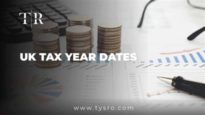 What is the UK tax year?