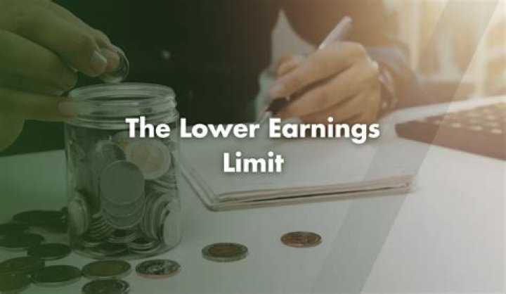 What is the weekly lower earnings limit?