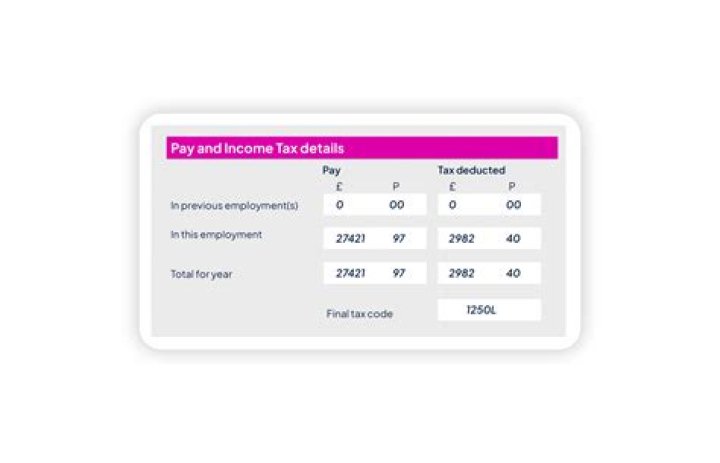 What is total pay on P60?