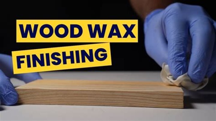 What kind of wax is used for wood?