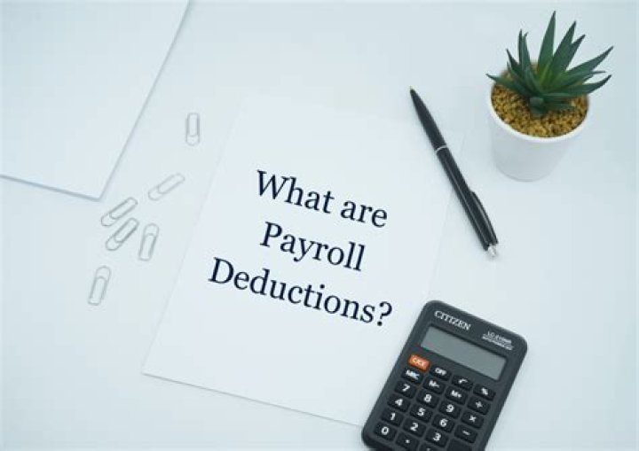 What payroll deductions are allowed?