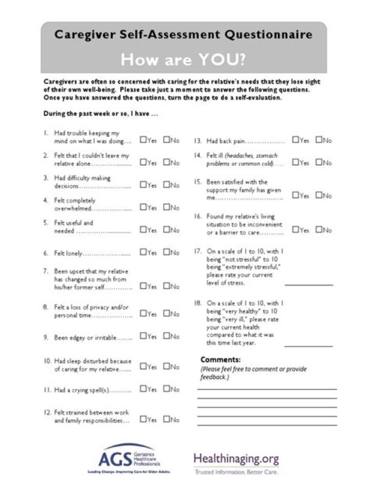 What questions are asked in self assessment?