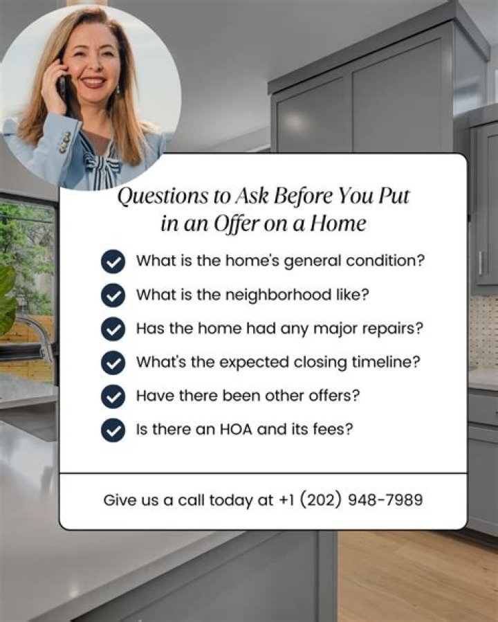 What questions should you ask before putting an offer on a house?