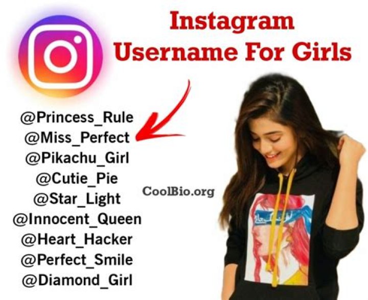 What should a girl's Instagram username be?