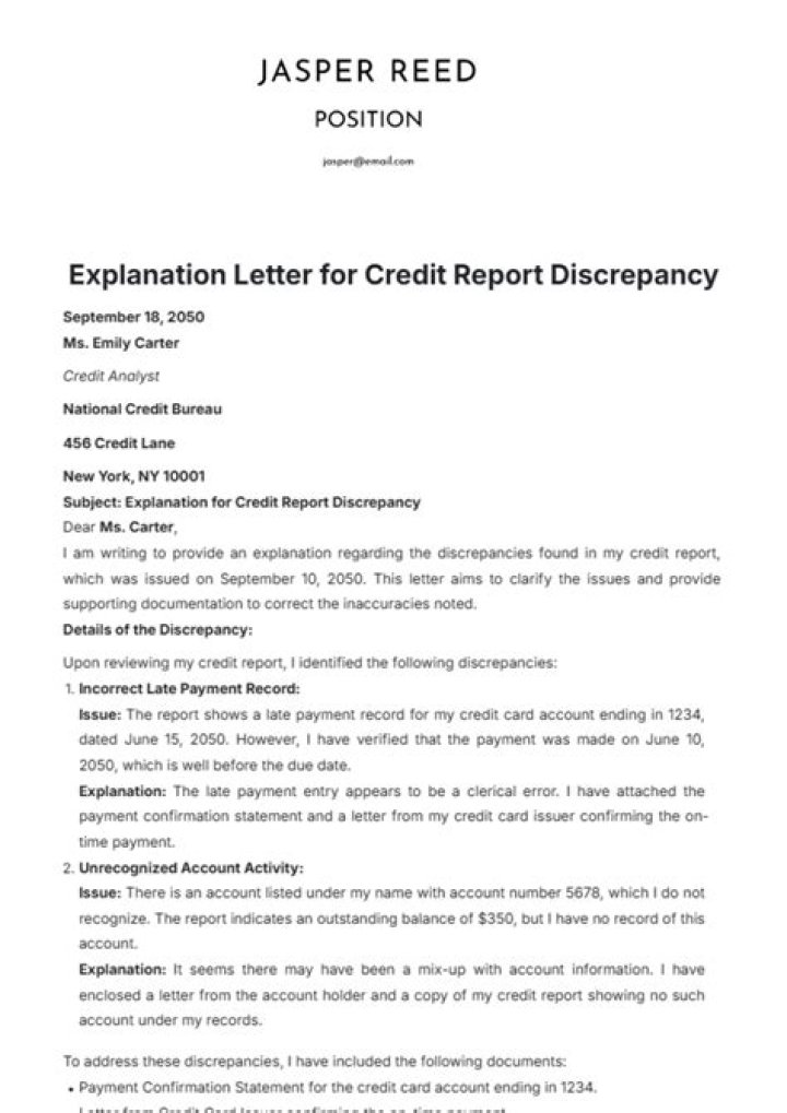 What should you do if you find a discrepancy on your credit report?