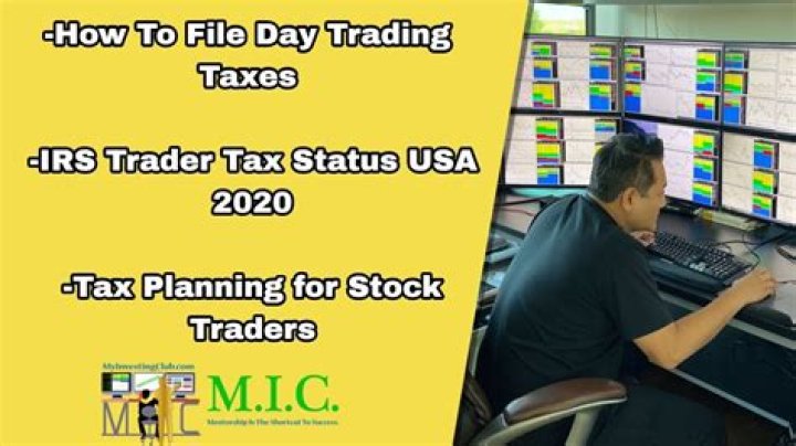 What taxes do day traders pay?