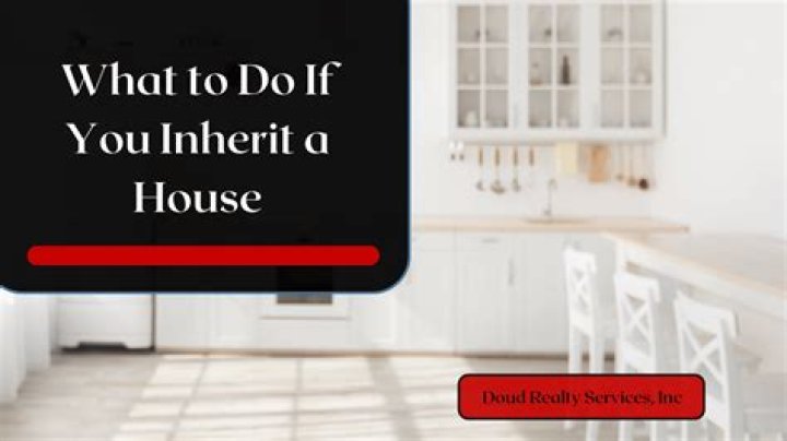 What to do if you inherit part of a house?