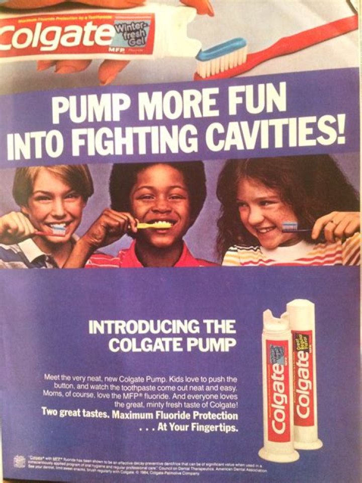 What type of advertising is used by Colgate?