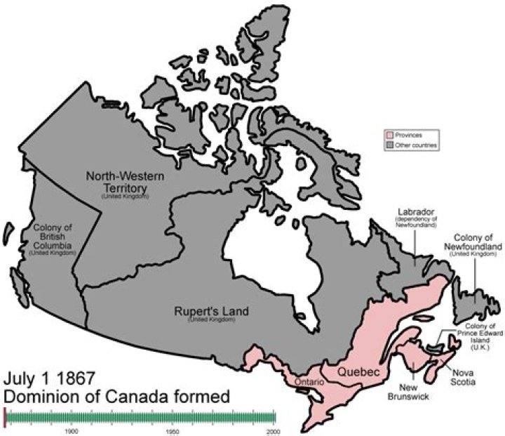 What was Canada before 1867?