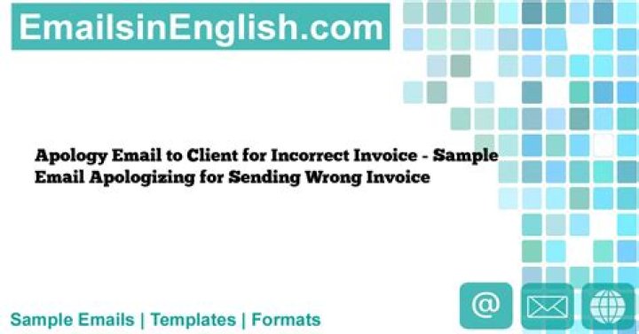 What would you do if you sent the wrong invoice to a client?