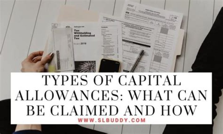 When can capital allowances be claimed?