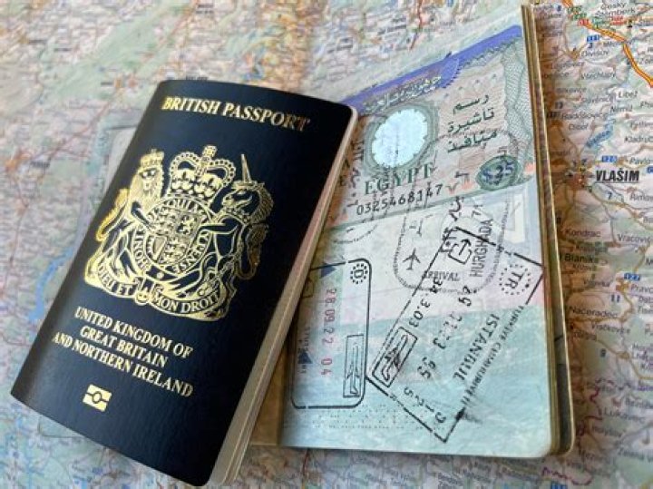 When did the British passport start?