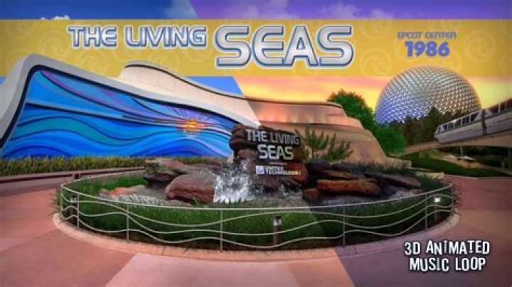 When did the Living Seas close?