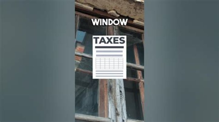 When did the window tax start?
