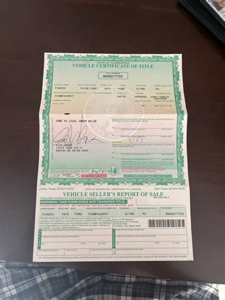 When you sell a car who sends off the log book?