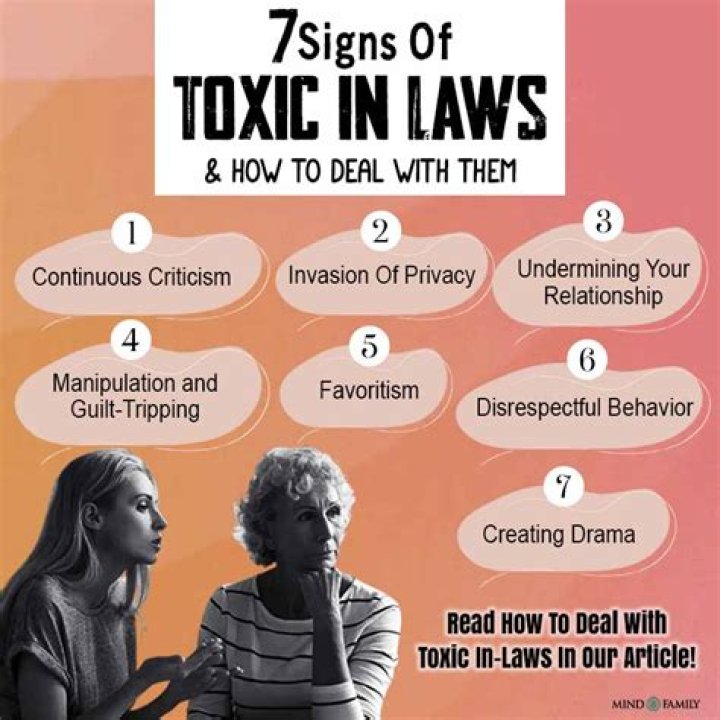 When your in laws are toxic?