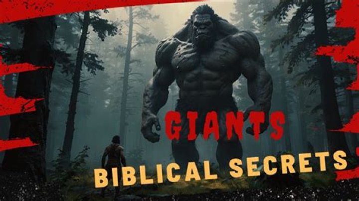 Where are giants mentioned in the Bible?