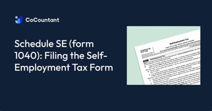Where do I find Schedule SE form?