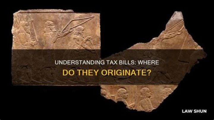 Where do tax bills originate committee?