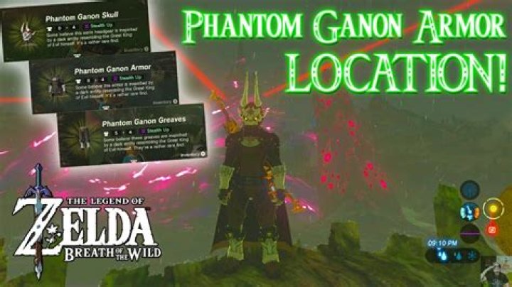 Where is the dark Ganon armor?