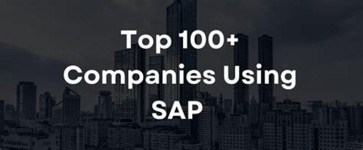 Which companies use SAP in the UK?