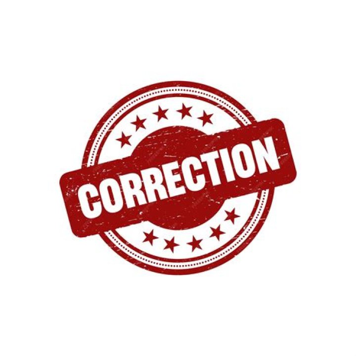 Which is correct correction or corrections?