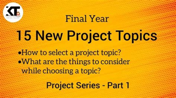 Which is the best topic in project?