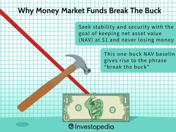 Which money market funds break the buck in 2008?