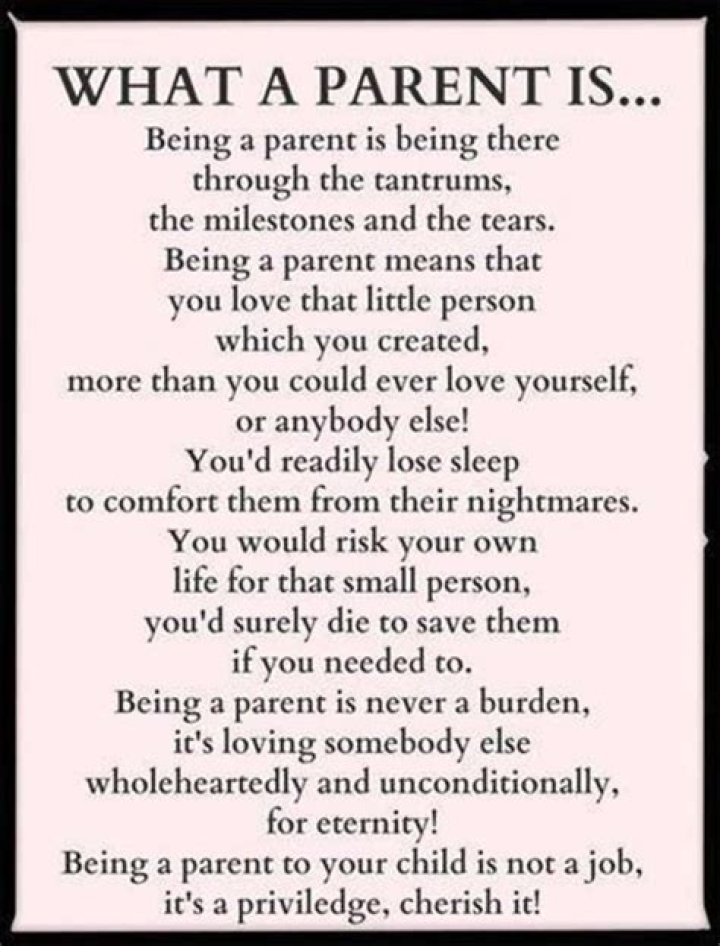 Who a parent is matters more than what a parent does?