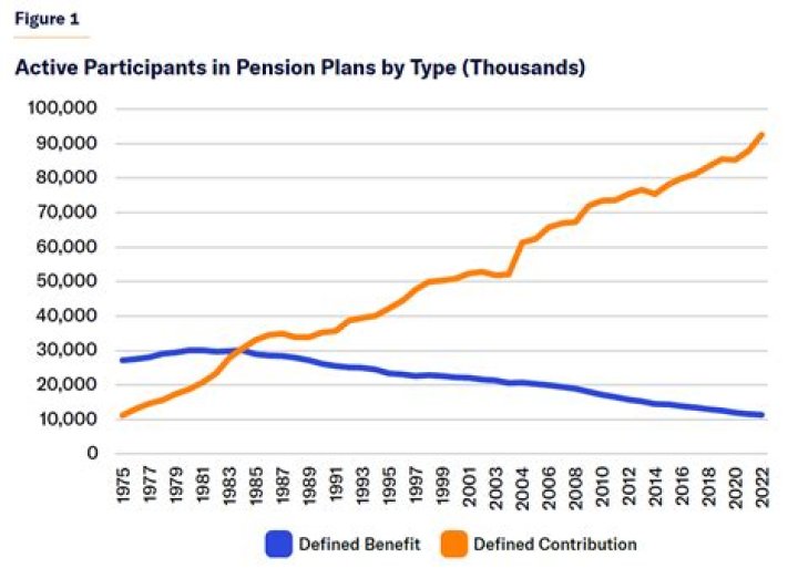 Who is the participant in a pension plan?