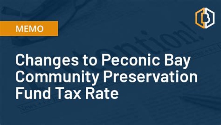 Who pays the Peconic Bay tax?