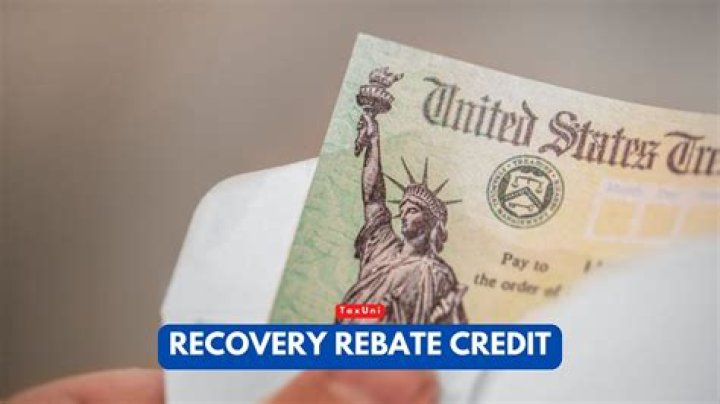 Who qualifies for the recovery rebate tax credit?