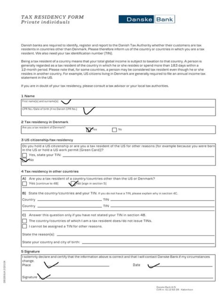 Why are Barclays asking for tax residency?