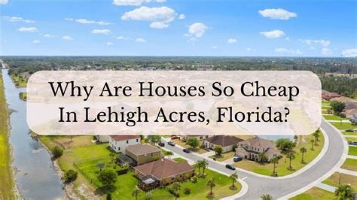 Why are Florida houses so cheap?