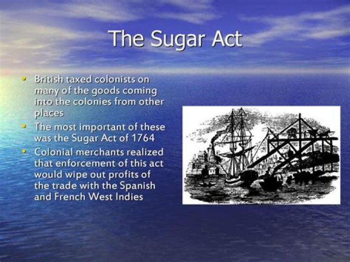 Why did American colonists object to the Sugar Act of 1764?