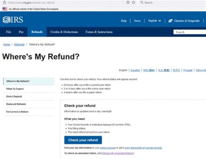 Why did I only get some of my refund?