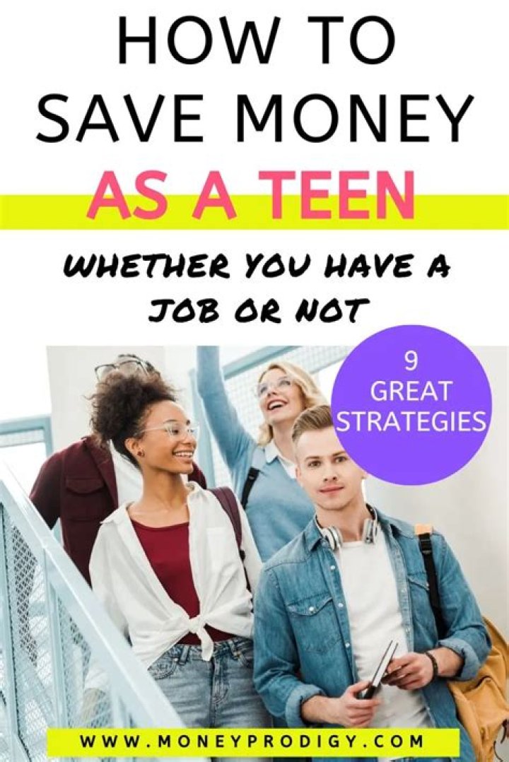 Why is it important to save money as a teenager?