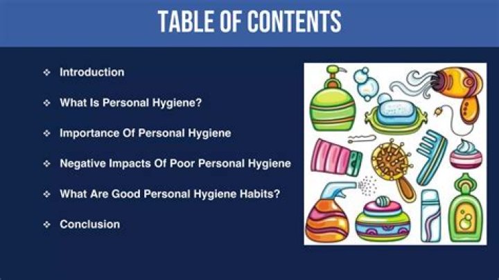 Why is personal hygiene important cooking?