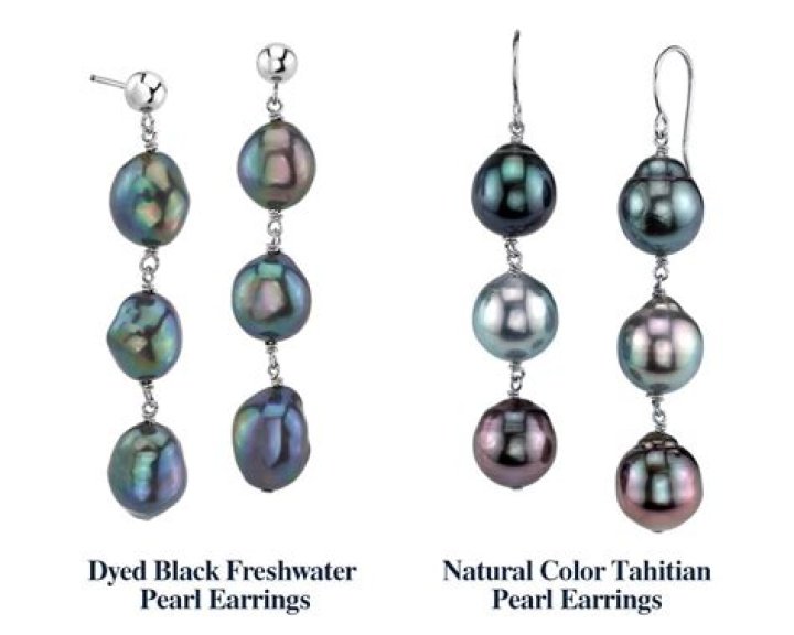 Why Tahitian pearls are black?